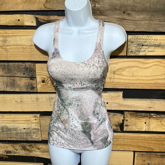 Lululemon Cool Racerback Sugar Crush‎ Multi Size 2 - Picture 1 of 7